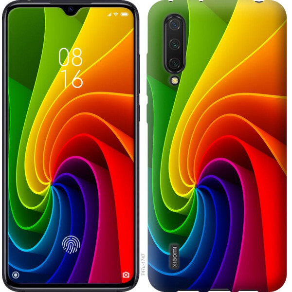 

Чехол на Xiaomi Mi CC9 Радужный вихрь (04798)