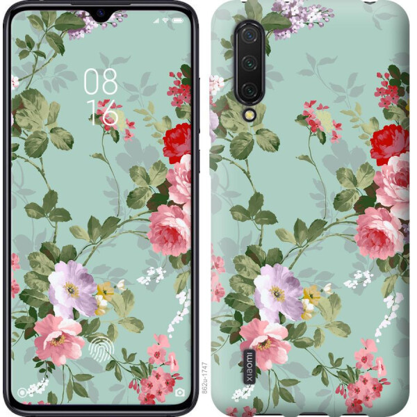 

Чехол на Xiaomi Mi CC9 Цветочные обои 2 (04798)