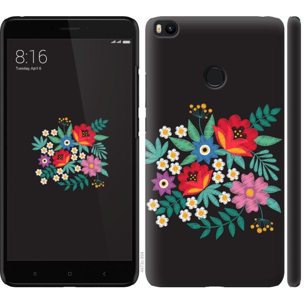 

Чехол на Xiaomi Mi Max 2 Вышитые цветы (04798)