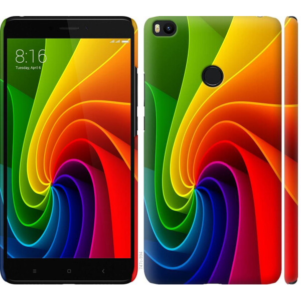

Чехол на Xiaomi Mi Max 2 Радужный вихрь (04798)