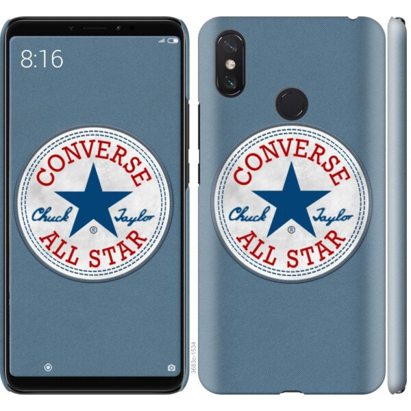 

Чехол на Xiaomi Mi Max 3 Converse. All star (04798)