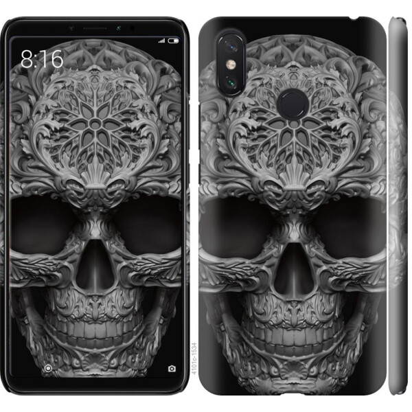 

Чехол на Xiaomi Mi Max 3 skull-ornament (04798)