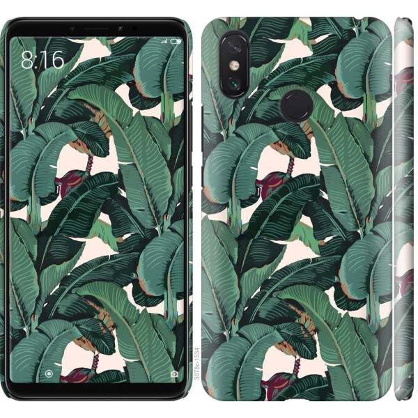

Чехол на Xiaomi Mi Max 3 Банановые листья (04798)