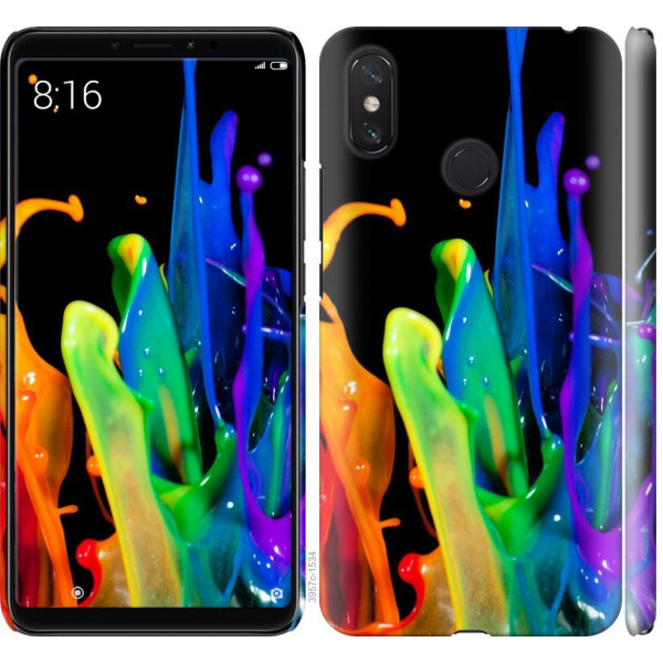 

Чехол на Xiaomi Mi Max 3 брызги краски (04798)