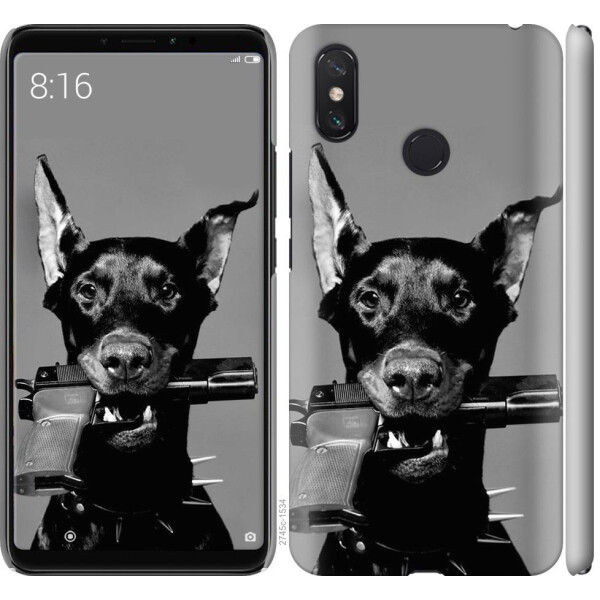 

Чехол на Xiaomi Mi Max 3 Доберман (04798)