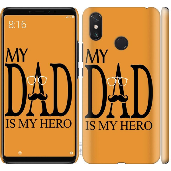 

Чехол на Xiaomi Mi Max 3 Мой папа Герой (04798)