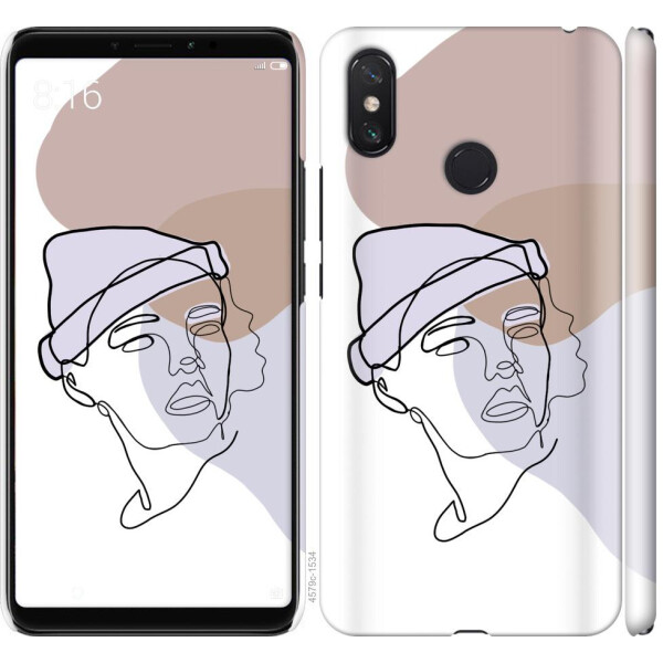 

Чехол на Xiaomi Mi Max 3 Силуэт (04798)