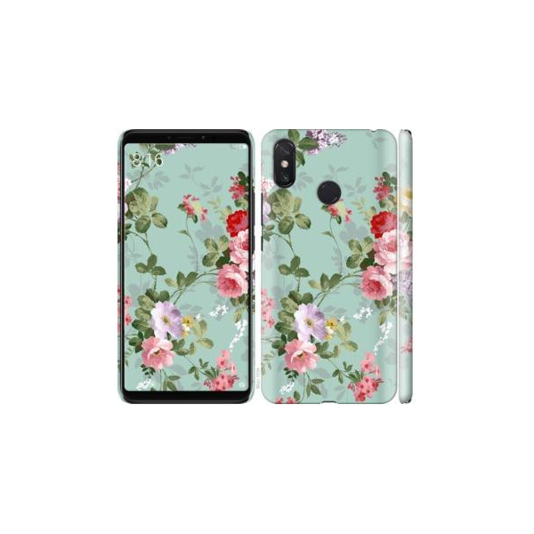 

Чехол на Xiaomi Mi Max 3 Цветочные обои 2 (04798)