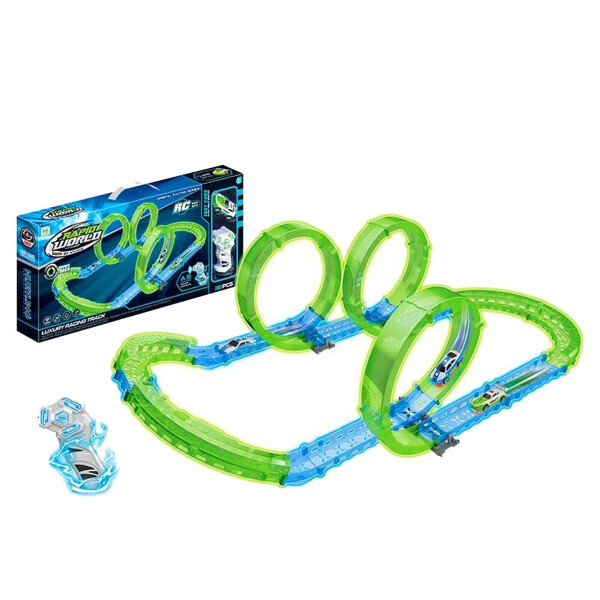 

Автотрек Kimi на радиоуправлении со световым эффектом Разноцветный 6984424061165