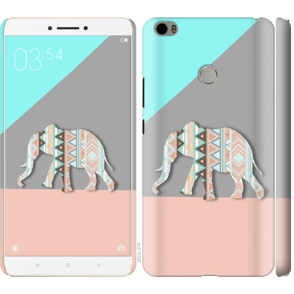 

Чехол на Xiaomi Mi Max Узорчатый слон (04798)