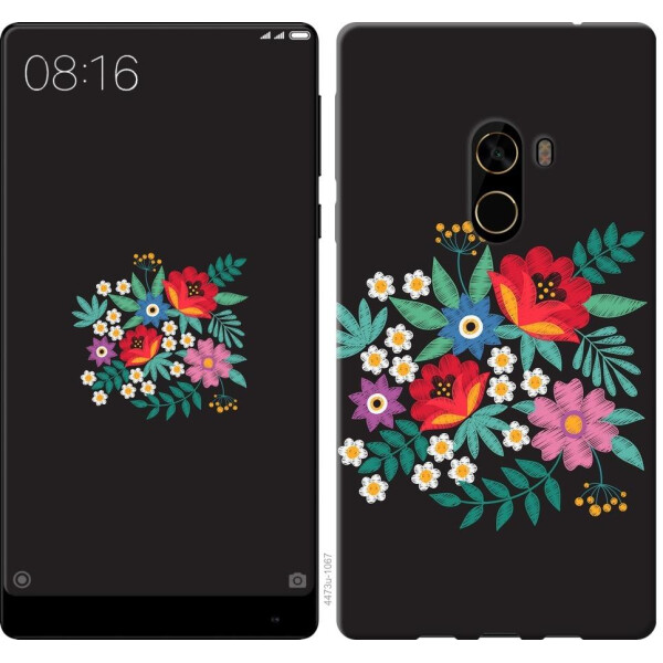 

Чехол на Xiaomi Mi MiX 2 Вышитые цветы (04798)