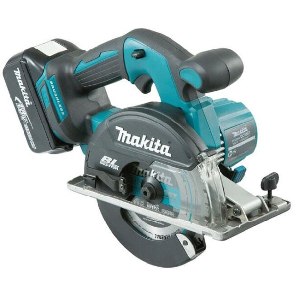 

Аккумуляторная дисковая пила по металлу Makita DCS551RMJ + 2 акб 18 V 4 Ah + з/у + MakPac