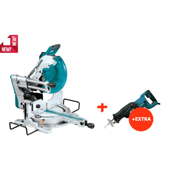 

Торцовочная пила Makita LS1219L+сабельная пила Makita JR3070CT (LS1219LSET5)