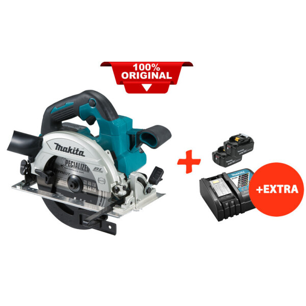 

Аккумуляторная дисковая пила Makita DHS661ZU+2 акк.18V 5 Ah+быстрозарядное ЗУ (DHS661RT2U)