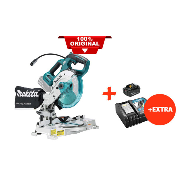 

Аккумуляторная торцовочная пила Makita DLS600Z+акк.18V 5 Ah+быстрозарядное ЗУ (DLS600RT)
