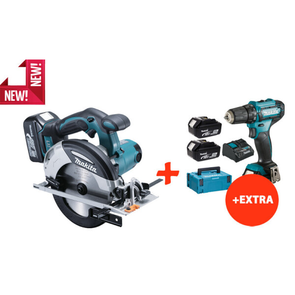 

Аккумуляторная дисковая пила Makita DHS630Z+Makita DF333DNX10+акк.12V 2Ah+2 акк.18V 5Ah+з/у+Makpac