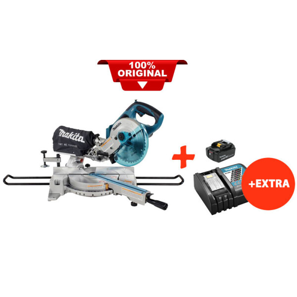 

Аккумуляторная торцовочная пила Makita DLS713Z+акк.18V 5 Ah+быстрозарядное ЗУ (DLS713RT)