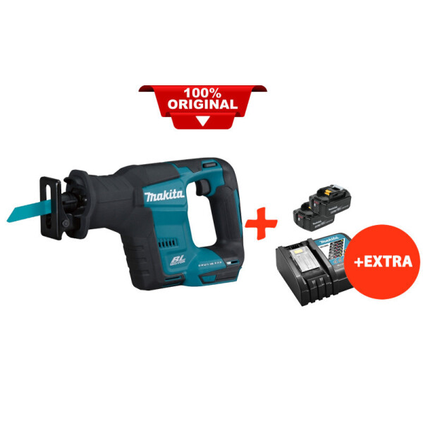 

Аккумуляторная ножовка Makita DJR188Z+2 акк.18V 5 Ah+быстрозарядное ЗУ (DJR188RT2)