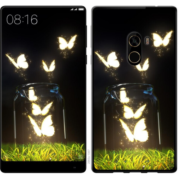 

Чехол на Xiaomi Mi MiX 2 Светящиеся бабочки (04798)