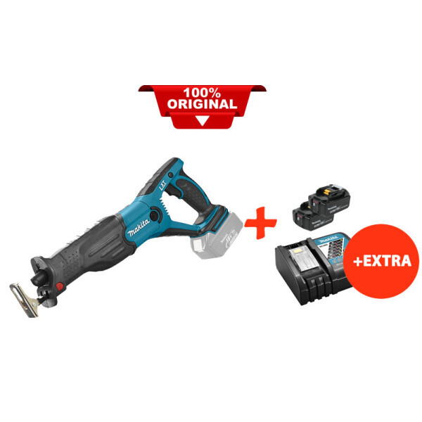 

Аккумуляторная ножовка Makita DJR181Z+2 акк.18V 5 Ah+быстрозарядное ЗУ (DJR181RT2)