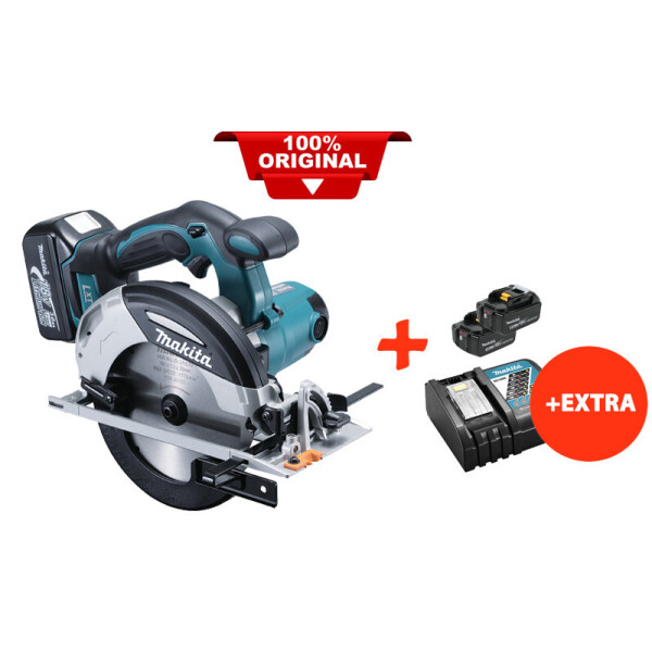

Аккумуляторная дисковая пила Makita DHS630Z+2 акк.18V 5 Ah+быстрозарядное ЗУ (DHS630RT2)