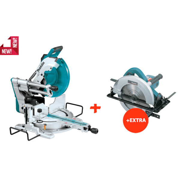 

Торцовочная пила Makita LS1219L+дисковая пила Makita N5900B (LS1219LSET4)