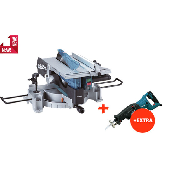 

Торцовочная пила Makita LH1201FL+сабельная пила Makita JR3070CT (LH1201FLSET5)