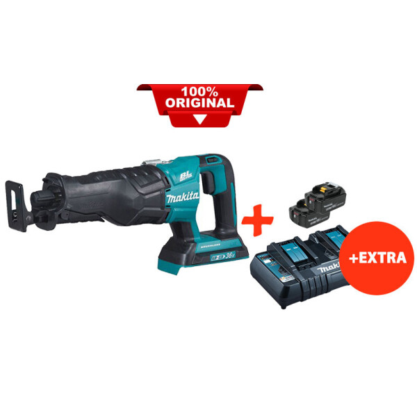 

Аккумуляторная ножовка Makita DJR360Z+2 акк.18V 5 Ah+быстрозарядное ЗУ (DJR360R2T2)