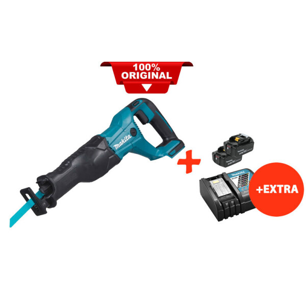 

Аккумуляторная ножовка Makita DJR186Z+2 акк.18V 5 Ah+быстрозарядное ЗУ (DJR186RT2)