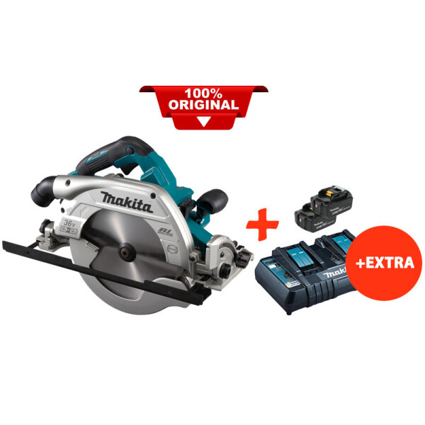 

Аккумуляторная бесщеточная дисковая пила Makita DHS900Z+2 акк.18V 5 Ah+быстрозарядное ЗУ (DHS900R2T2)