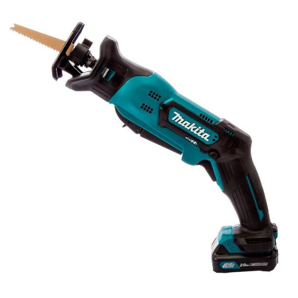 

Аккумуляторная сабельная пила Makita JR103DWYE + 2 акб 10.8 V 1.5 Ah + з/у + кейс