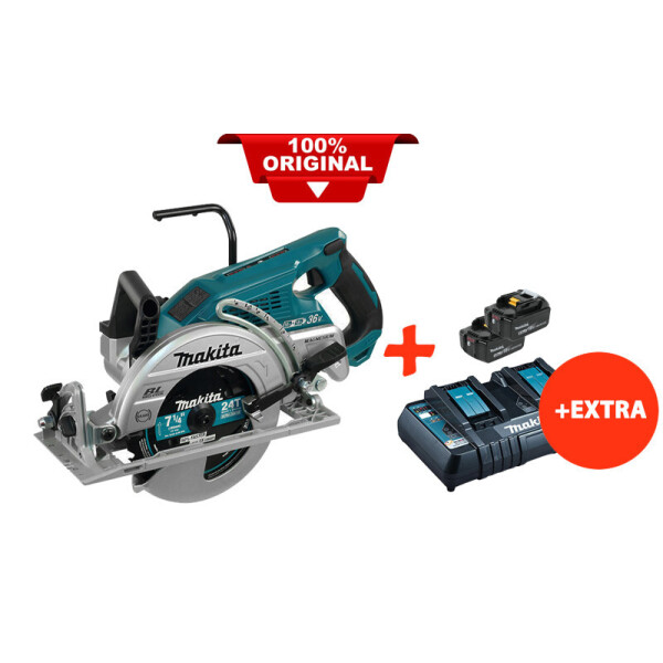 

Аккумуляторная дисковая пила Makita DRS780Z+2 акк.18V 5 Ah+быстрозарядное ЗУ (DRS780R2T2)