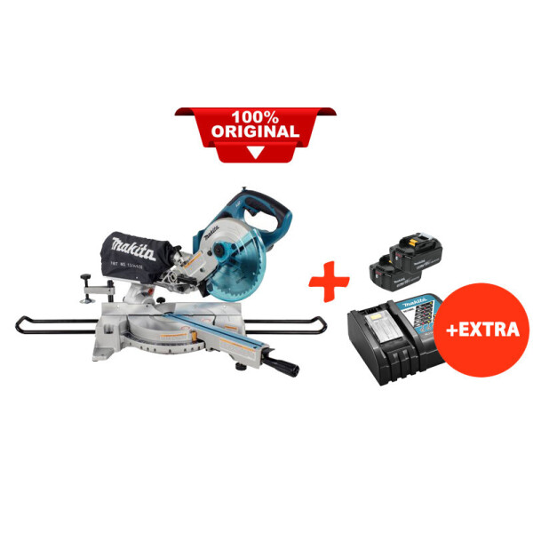 

Аккумуляторная торцовочная пила Makita DLS713Z+2 акк.18V 5 Ah+быстрозарядное ЗУ (DLS713RT2)