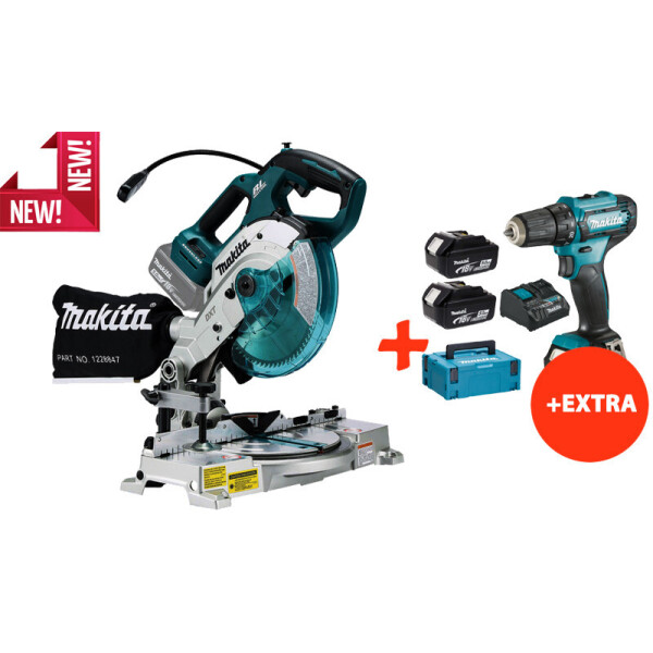 

Аккумуляторная торцовочная пила Makita DLS600Z+Makita DF333DNX10+акк.12V 2Ah+2 акк.18V 5Ah+з/у+Makpac