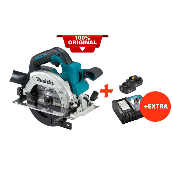 

Аккумуляторная дисковая пила Makita DHS660Z +2 акк.18V 5 Ah+быстрозарядное ЗУ (DHS660RT2)