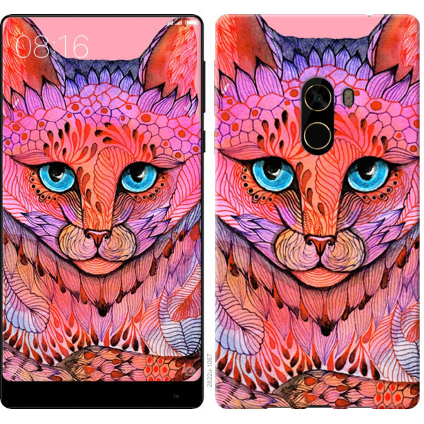 

Чехол на Xiaomi Mi MiX 2 Узорчатая кошка (04798)