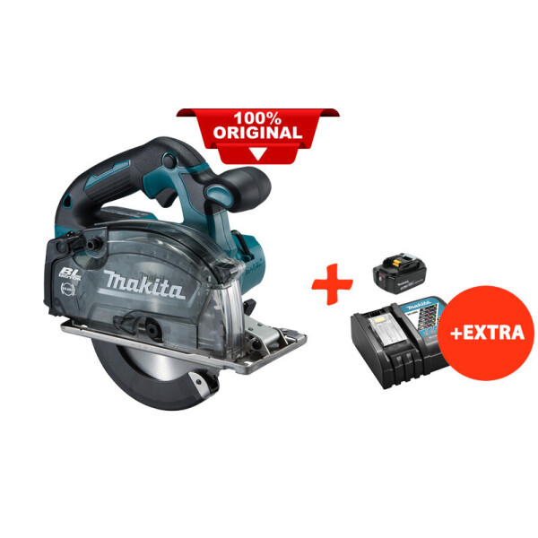

Аккумуляторная дисковая пила по металлу Makita DCS553Z+акк.18V 5 Ah+быстрозарядное ЗУ (DCS553RT)
