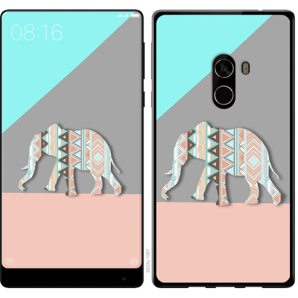 

Чехол на Xiaomi Mi MiX 2 Узорчатый слон (04798)