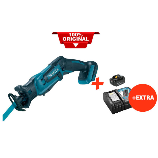 

Аккумуляторная сабельная пила Makita DJR183Z+акк.18V 5 Ah+быстрозарядное ЗУ (DJR183RT)