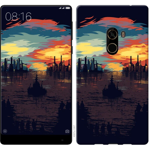 

Чехол на Xiaomi Mi MiX 2 Череп-абстракция (04798)