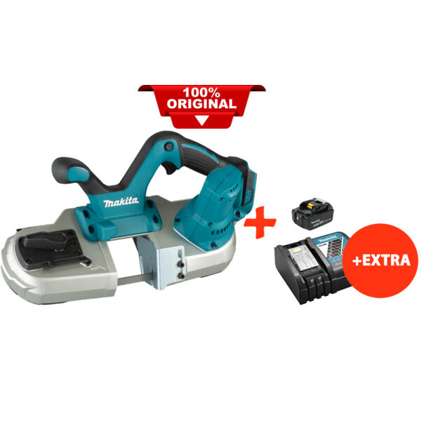 

Аккумуляторная ленточная пила Makita DPB182Z+акк.18V 5 Ah+быстрозарядное ЗУ (DPB182RT)