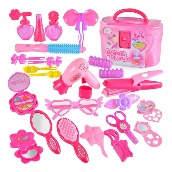 

Игровой набор для девочек Lesko 1212АВ "набор стилиста" Pink