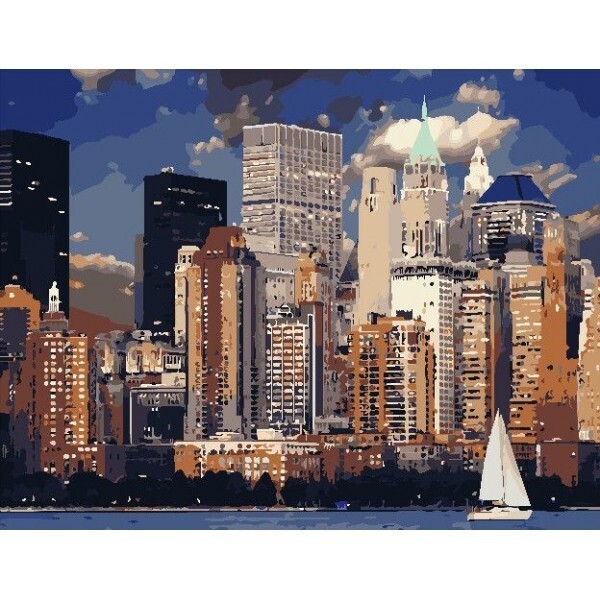 

Картина по номерам Вечер в Нью-Йорке ArtStory 40x65 см