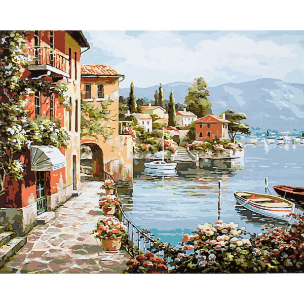 

Картина по номерам Набережная Danko Toys 40x40 см