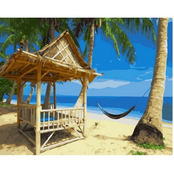 

Картина по номерам Райский пляж Brushme 40x50 см