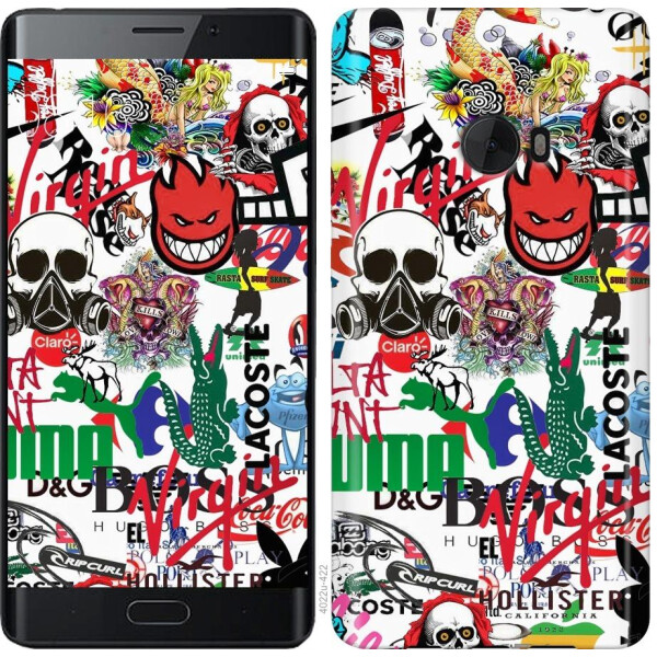 

Чехол на Xiaomi Mi Note 2 Many different logos (04798)