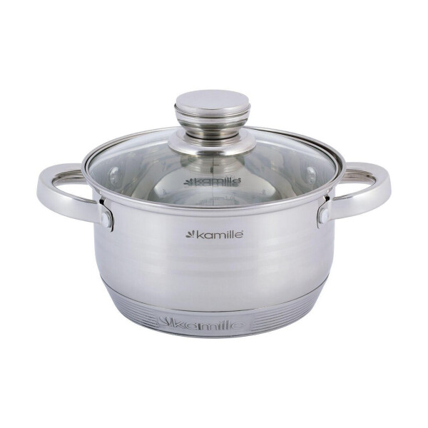 

Набор посуды нержавеющий Kamille - 1,5 x 2л (2шт)