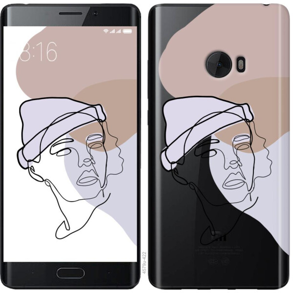 

Чехол на Xiaomi Mi Note 2 Силуэт (04798)