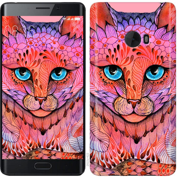 

Чехол на Xiaomi Mi Note 2 Узорчатая кошка (04798)