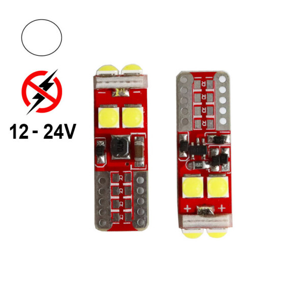 

Автолампа Terra T10 / W5W, цоколь W2.1x9.5d, 3535x6smd, 12-24V
